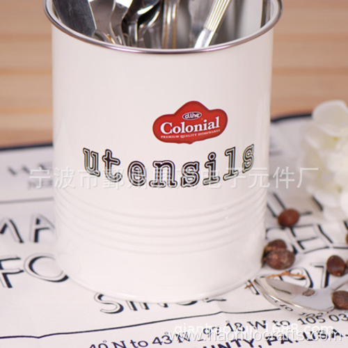 Printed letters chopsticks barrel kitchen storage bucket